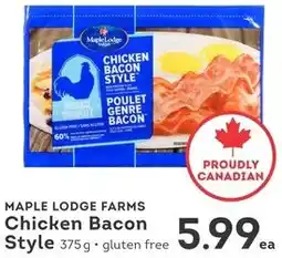 IGA Maple lodge farms chicken bacon style offer