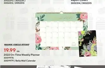 Staples 2022 On-Time Weekly Planner offer