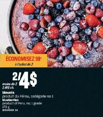 Provigo Bleuets offer