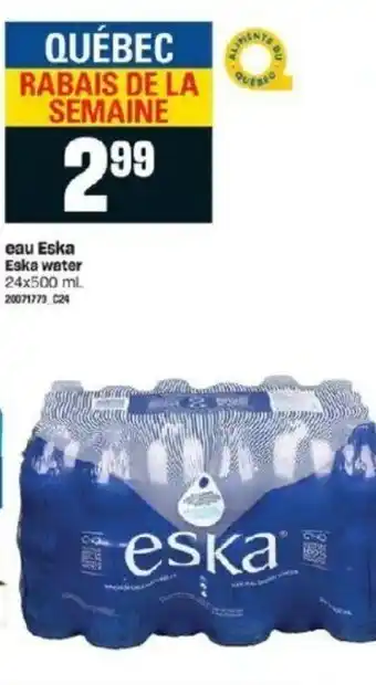 Provigo Eau Eska Eska water offer