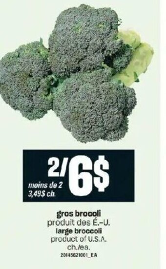Provigo Gros brocoli offer