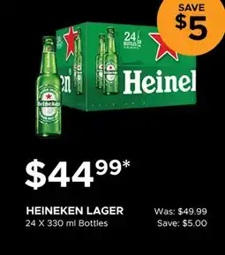 The Beer Store HEINEKEN LAGER offer