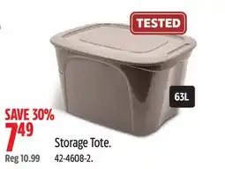 Canadian Tire type A Storage Tote offer