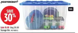 Canadian Tire Mastercraft Storage Bin offer