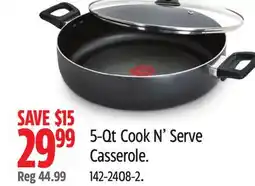 Canadian Tire T-fal 5-Qt Cook N' Serve Casserole offer