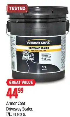 Canadian Tire Armor Coat Driveway Sealer offer