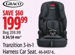 Canadian Tire Graco Tranzition 3-in-1 Harness Car Seat offer