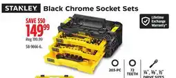 Canadian Tire Stanley Professional Grade Black Chrome Socket Set, SAE/Metric, 203-pc offer