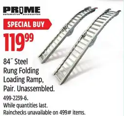 Canadian Tire PRIME1 84˝ Steel Rung Folding Loading Ramp, Pair offer