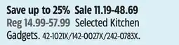 Canadian Tire Starfrit Selected Kitchen Gadgets offer