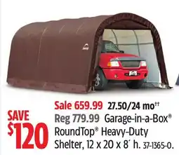 Canadian Tire Garage-in-a-Box RoundTop Heavy-Duty Shelter offer
