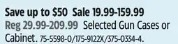Canadian Tire Plano Selected Gun Cases or Cabinet offer