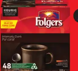 Canadian Tire Keurig Selected Folgers Coffee K-Cup Pods offer