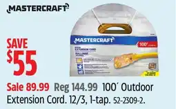 Canadian Tire Mastercraft 100´ Outdoor Extension Cord offer