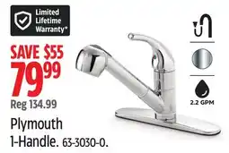 Canadian Tire Plymouth 1-Handle offer