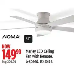 Canadian Tire NOMA Marley LED Ceiling Fan with Remote offer