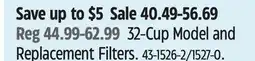 Canadian Tire ZeroWater 32-Cup Model and Replacement Filters offer