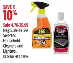 Canadian Tire Selected Household Cleaners and Lighters offer