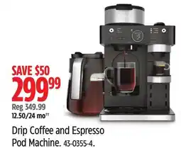 Canadian Tire Ninja Drip Coffee and Espresso Pod Machine offer