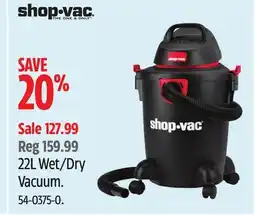 Canadian Tire Shop-Vac 22L Wet/Dry Vacuum offer
