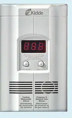 Canadian Tire Kidde Plug-In Multi-Gas Detector with Battery Backup offer