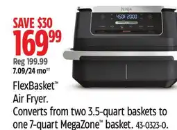 Canadian Tire FlexBasket Air Fryer offer