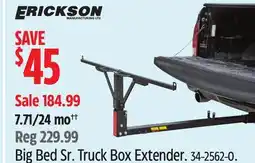 Canadian Tire Erickson Big Bed Sr. Truck Box Extender offer