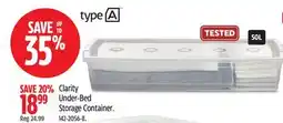 Canadian Tire Clarity Under-Bed Storage Container offer