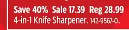 Canadian Tire Vida by PADERNO 4-in-1 Knife Sharpener offer