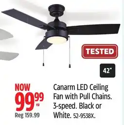 Canadian Tire Canarm LED Ceiling Fan with Pull Chains offer