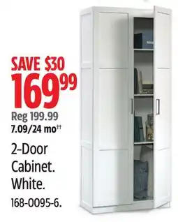 Canadian Tire Sauder 2-Door Cabinet offer