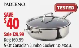 Canadian Tire Paderno 5-Qt Canadian Jumbo Cooker offer