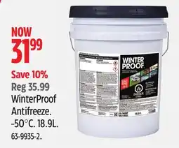 Canadian Tire WinterProof Antifreeze offer