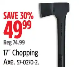 Canadian Tire Fiskars 17˝ Chopping Axe offer