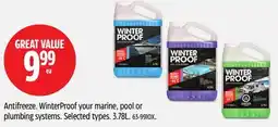 Canadian Tire Antifreeze WinterProof your marine, pool or plumbing systems offer