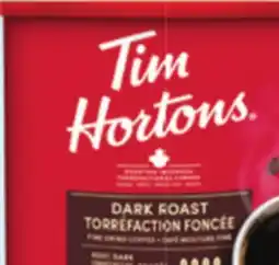Canadian Tire Tim Hortons Selected Coffee offer