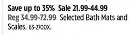 Canadian Tire Anti-Skid Selected Bath Mats and Scales offer