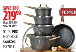 Canadian Tire 10-Pc PRO Non-Stick Cookset offer