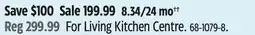 Canadian Tire For Living Kitchen Centre offer