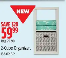Canadian Tire 2-Cube Organizer offer