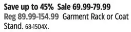 Canadian Tire type A Garment Rack or Coat Stand offer