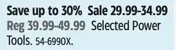 Canadian Tire Certified Selected Power Tools offer
