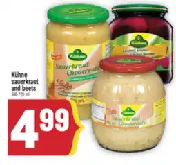 Marché Adonis Kühne sauerkraut and beets offer