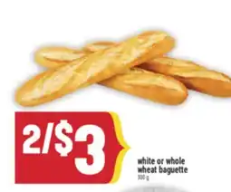 Marché Adonis White or whole wheat baguette offer
