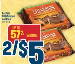 Marché Adonis Leclerc Celebration cookies offer