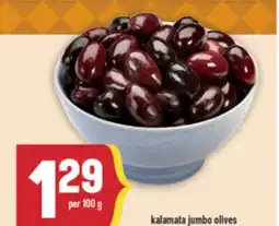 Marché Adonis Kalamata jumbo olives offer