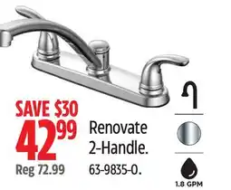 Canadian Tire Renovate 2-Handle offer