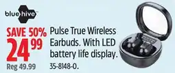 Canadian Tire Bluehive Pulse True Wireless Earbuds offer