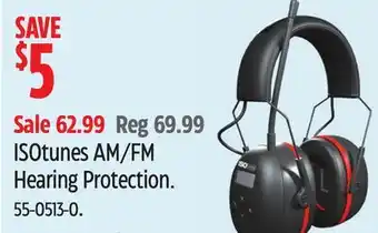 Canadian Tire ISOtunes AM/FM Hearing Protection offer