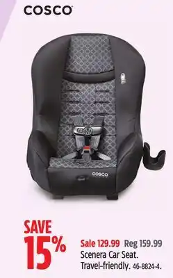 Canadian Tire Cosco Scenera Car Seat offer